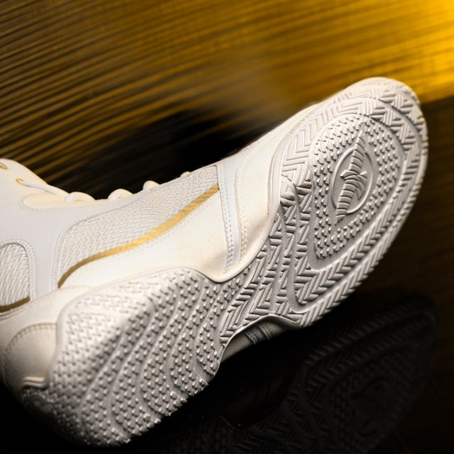 Botas de boxe Hayabusa x Mayweather Champ – Branco/Ouro