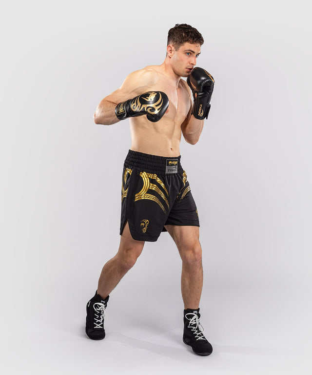 Venum x Mike Tyson Tiger Bokseshorts - Sort/Guld