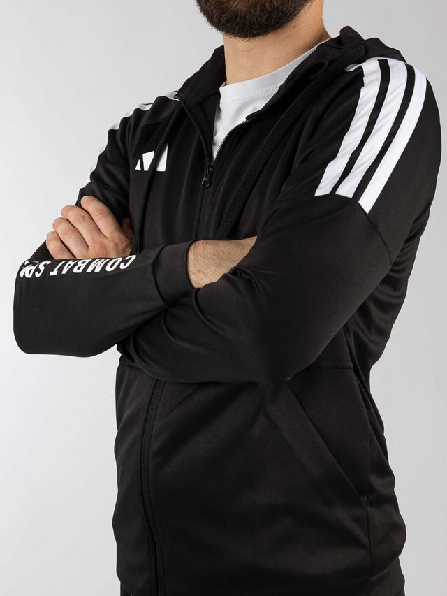 Casaco de treino Adidas Community Sports – Preto/Branco