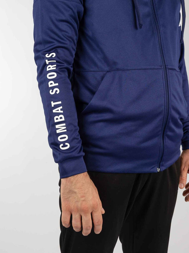 Casaco de treino Adidas Community Sports – Azul-escuro/Branco