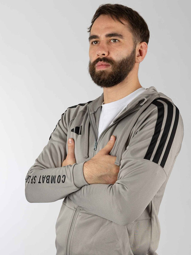 Casaco de treino Adidas Community Sports – Cinzento/Preto