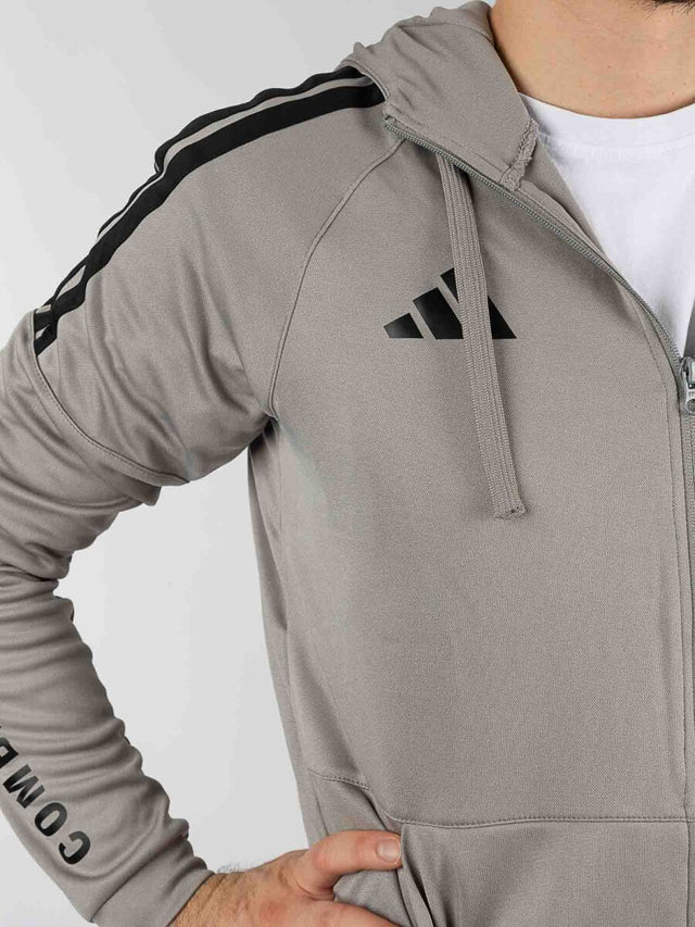 Casaco de treino Adidas Community Sports – Cinzento/Preto