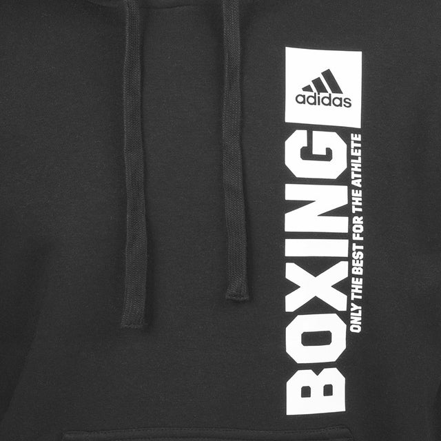 Adidas Hoodie Community Vertical Boxing – Černá/Bílá