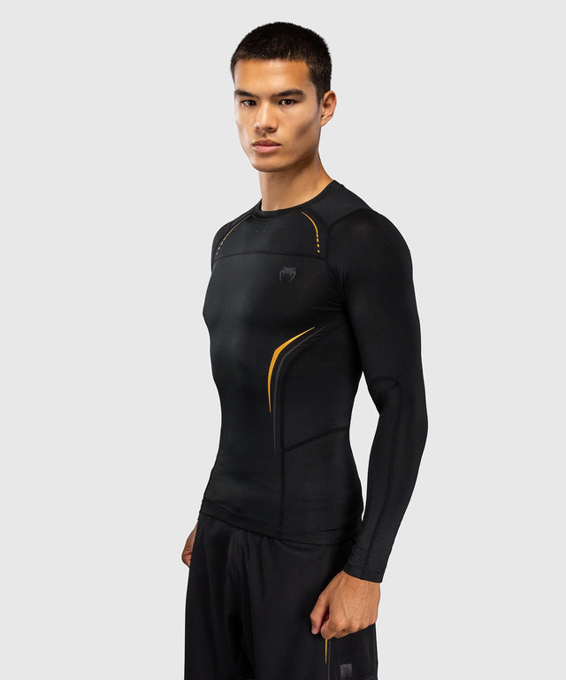 Rashguard Venum G-Core Maniche Lunghe – Nero/Oro