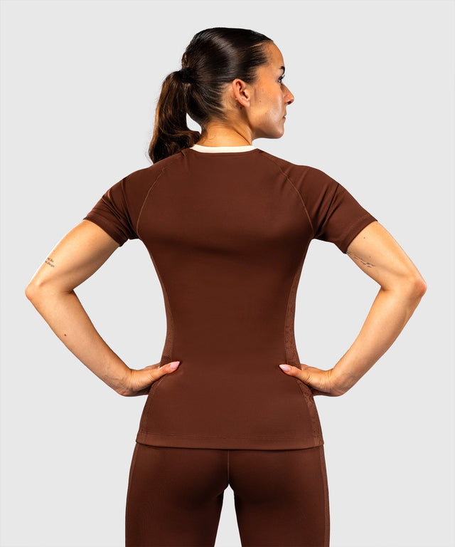 Venum Viper Rashguard Short Sleeves Women's - Brown