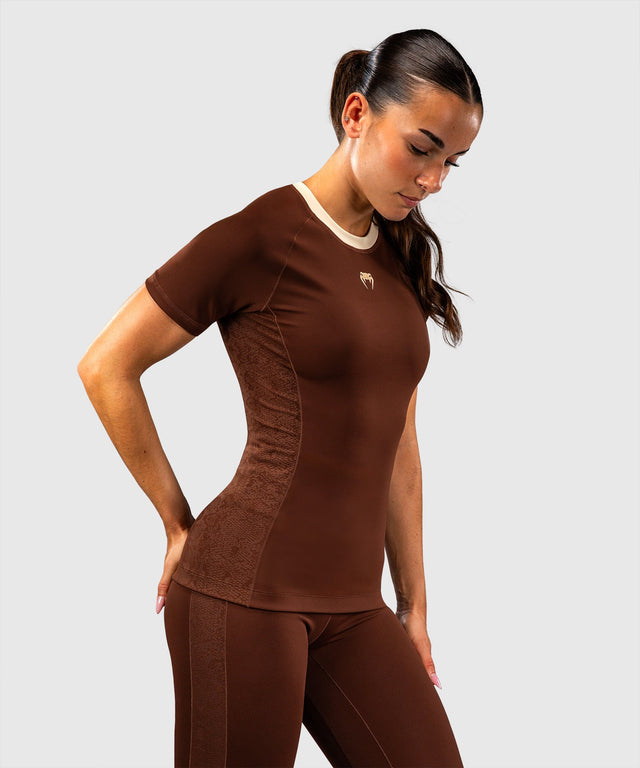 Venum Viper Rashguard Short Sleeves Women's - Brown