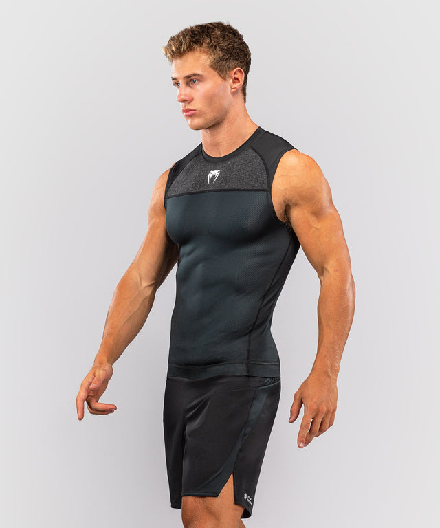 Rashguard Venum G-Fit Scale bez rękawów – Czarny