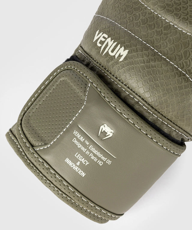 Gants de boxe Venum Impact Evo Scales – Vert militaire