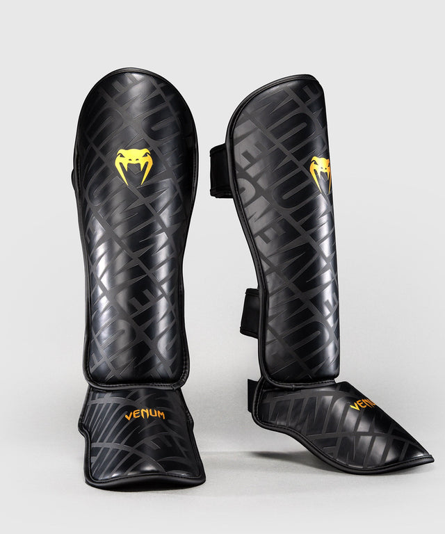 Venum Contender 1.5 XT 3D Shin Guards – Black/Gold