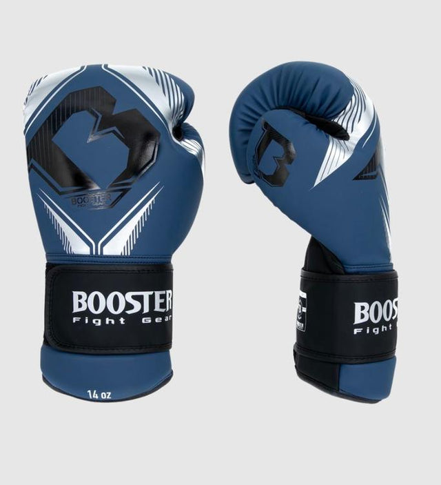 Booster Boksehandsker Bangkok – Blå/Sølv/Sort – Boksehandsker