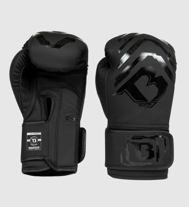 Booster Kickboks Handschuhe Youth Elite Kids – Schwarz – Boxhandschuhe
