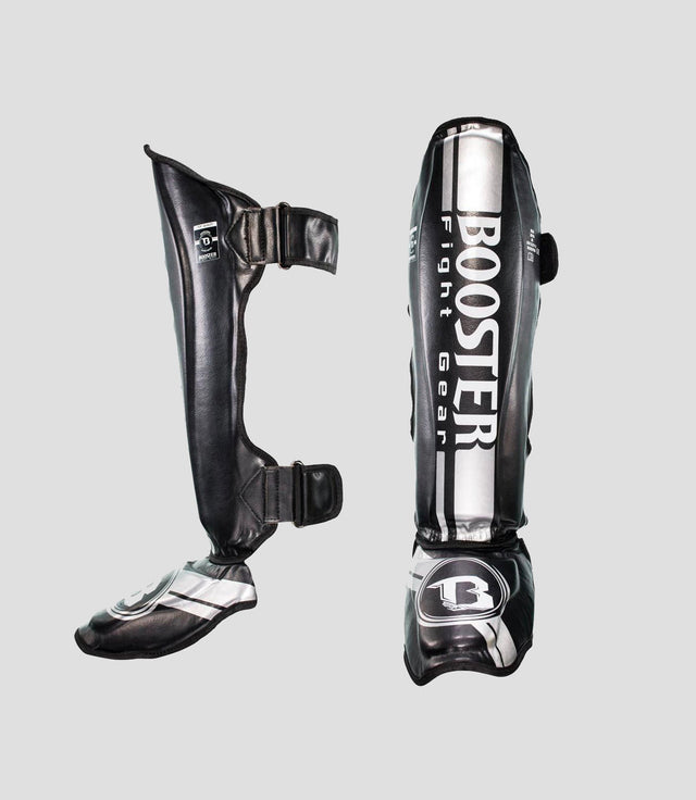 Booster Shin guards V3 - Black/Silver - Shin guards