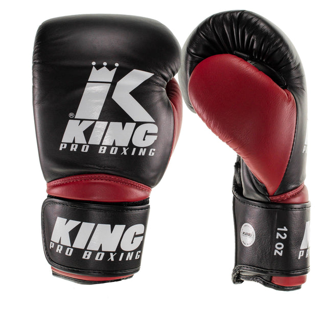 King Pro Boxing Boxhandschuhe Star 10 – Schwarz/Rot