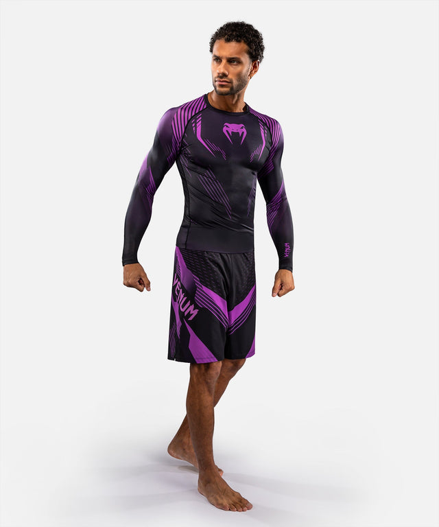 Venum Rashguard No-Gi 6.0 Långärmad – Svart/Lila