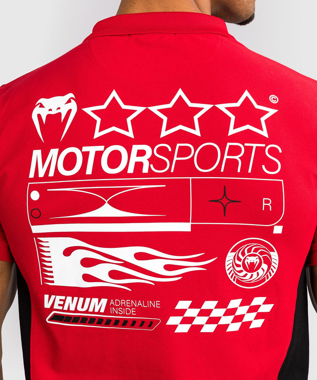 Venum Motorsport Polo Racer - Czerwony