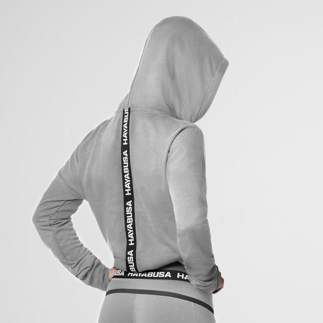 Hayabusa Hoodie Cozy Fleece til kvinder - Grå