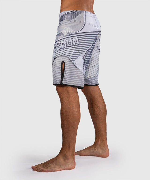 MMA trenky Venum Camo Hero – Bílé/Světle šedé