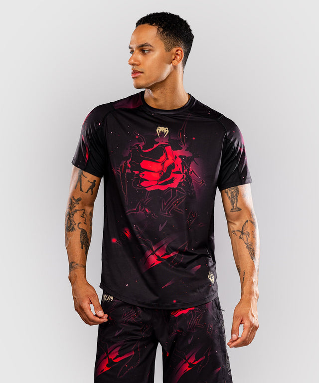Venum T-Shirt Itadori Dry Tech – Schwarz/Rot