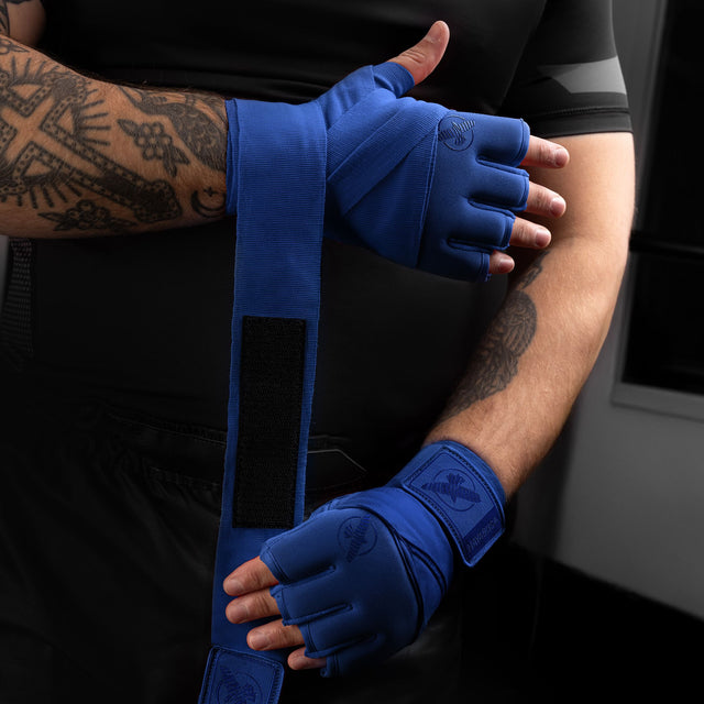 Bende da boxe Hayabusa Knuckle Guard – Blu