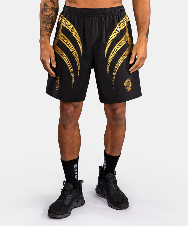Shorts d'entraînement Venum x Mike Tyson Tiger – Noir/Or