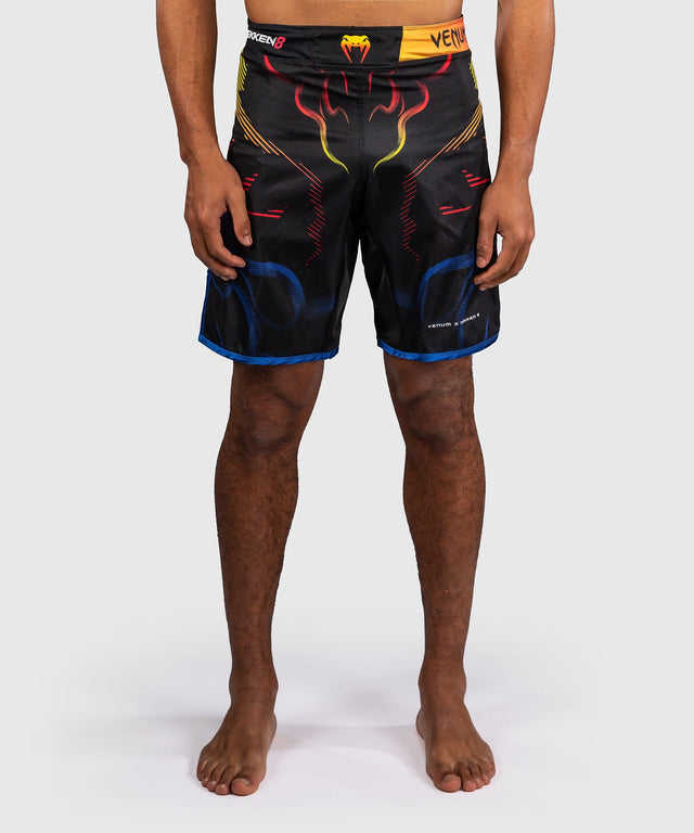 Shorts de MMA Venum x TEKKEN 8 Yoshimitsu – Noir/Orange