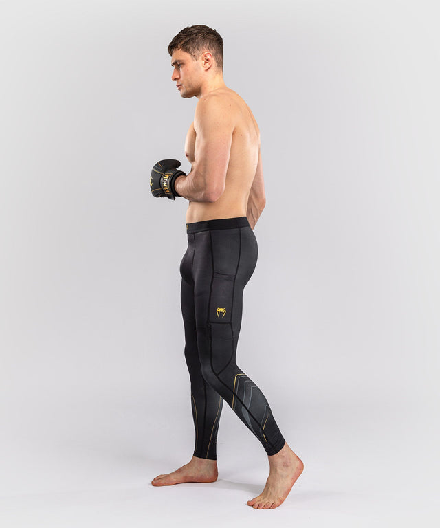 Shorts de compression Venum Streamline – Noir/Or