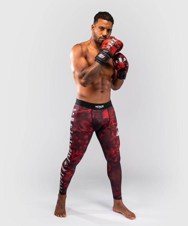 Shorts de compression Venum 20th Anniversary – Noir/Rouge