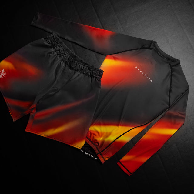 Hayabusa Rashguard Apex Nova Lange Ärmel – Orange