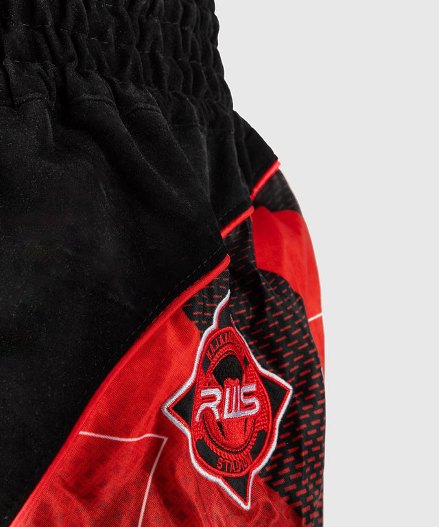 Venum x RWS 2.0 Muay Thai shorts - Sort/Rød