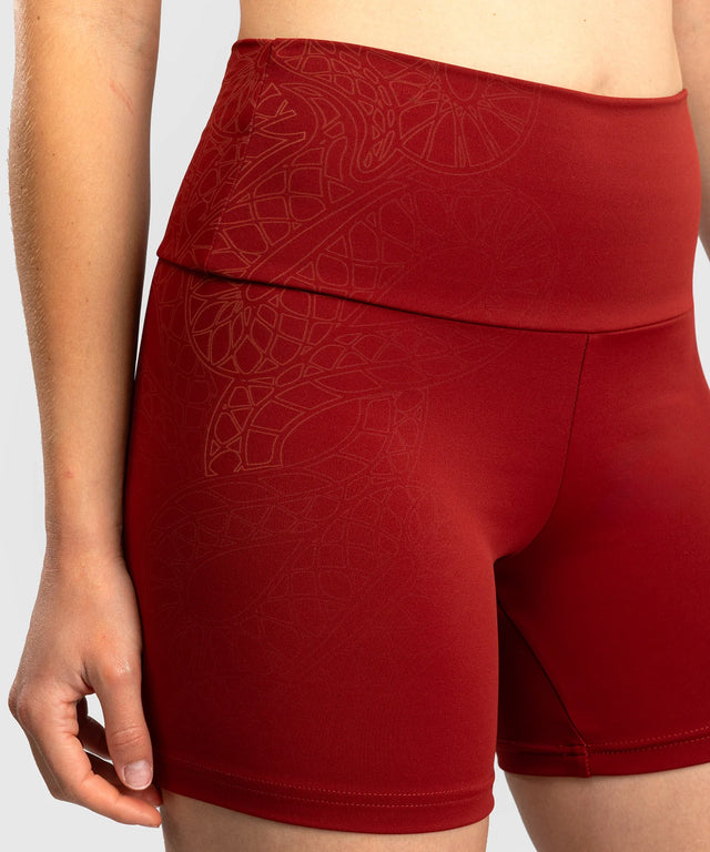 Venum Dames Shorts Serpenti - Burgundy
