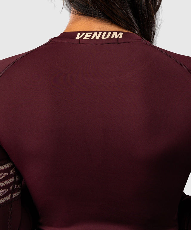 Rashguard Venum Talisman Maniche Lunghe - Prugna