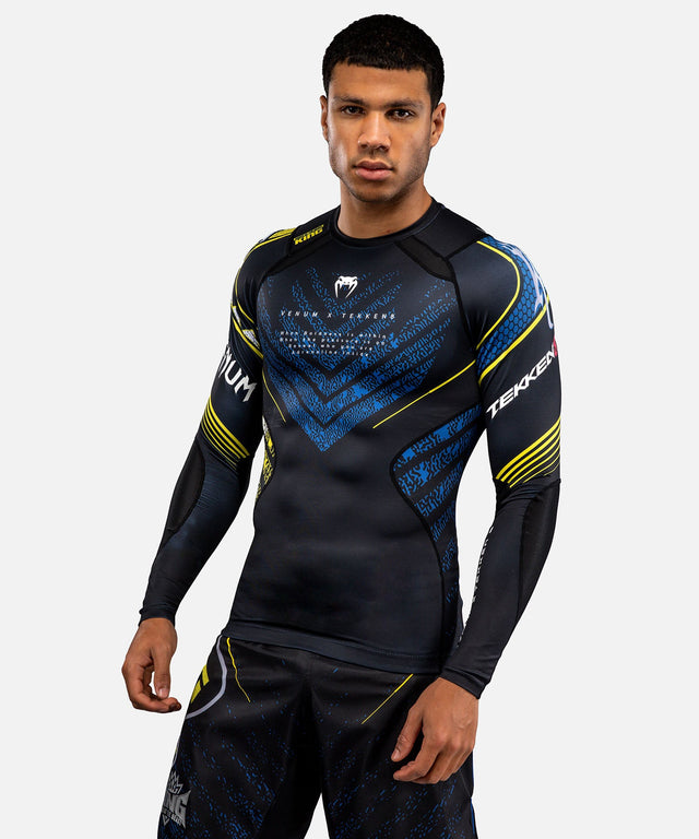 Venum Rashguard TEKKEN 8 King - Sort/Gul - foto 2