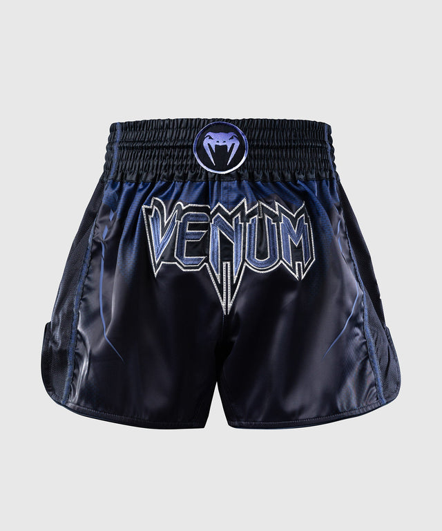 Pantaloncini Muay Thai Venum G-Core – Blu marino/Bianco
