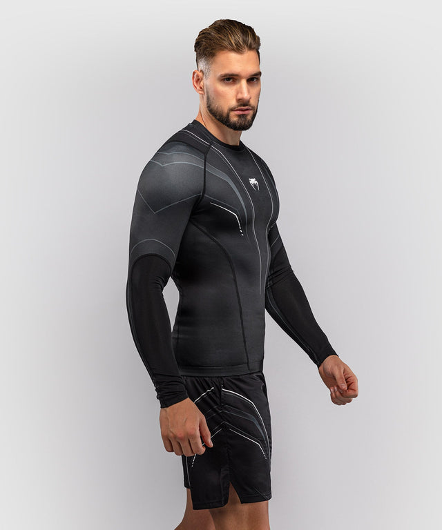 Rashguard Venum Streamline Maniche Lunghe – Nero/Bianco