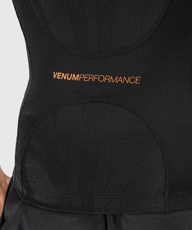 Venum Rashguard G-Fit Revolution Kurze Ärmel – Schwarz/Kupfer