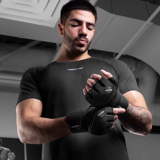 Hayabusa Inderhandsker Elite Quick Wraps - Sort