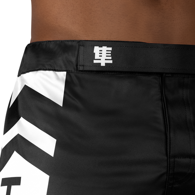 MMA trenky Hayabusa Icon Lang – Černé/Bílé
