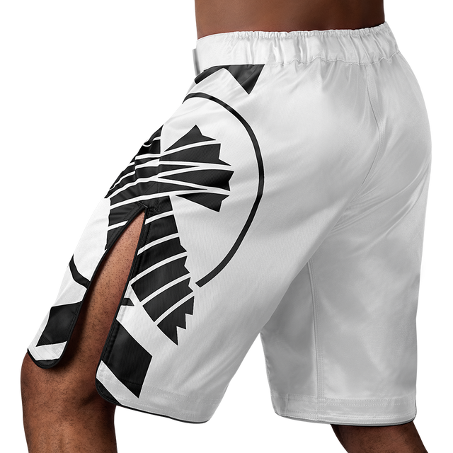 MMA trenky Hayabusa Icon Lang – Bílé/Černé
