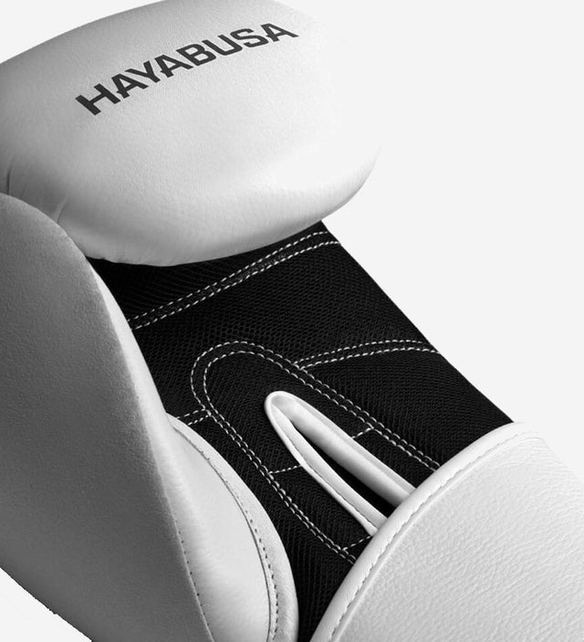 Luvas de boxe Hayabusa S4 em pele – Branco – Luvas de boxe