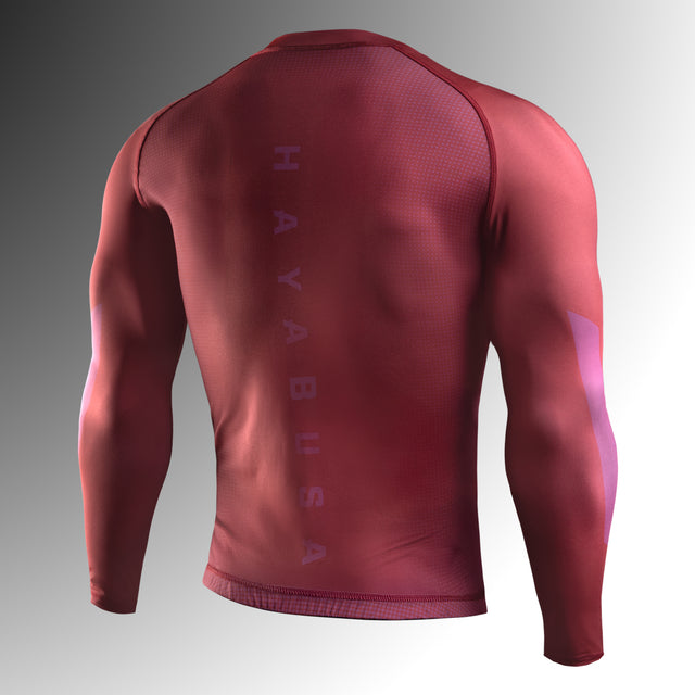 Rashguard Hayabusa Core Maniche Lunghe – Rosso