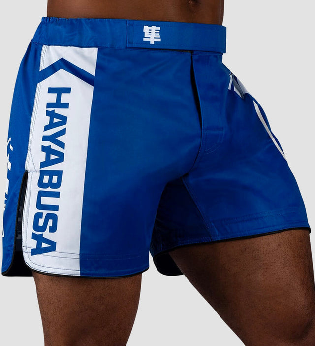 Calções de MMA Hayabusa Icon – Azul/Branco