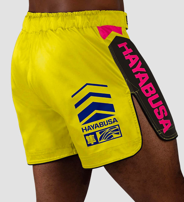 Hayabusa MMA Shorts Icon – Gul/Blå/Pink – Shorts