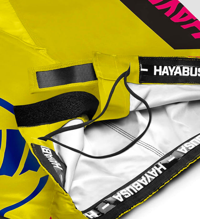 Hayabusa MMA Shorts Icon – Gul/Blå/Pink – Shorts