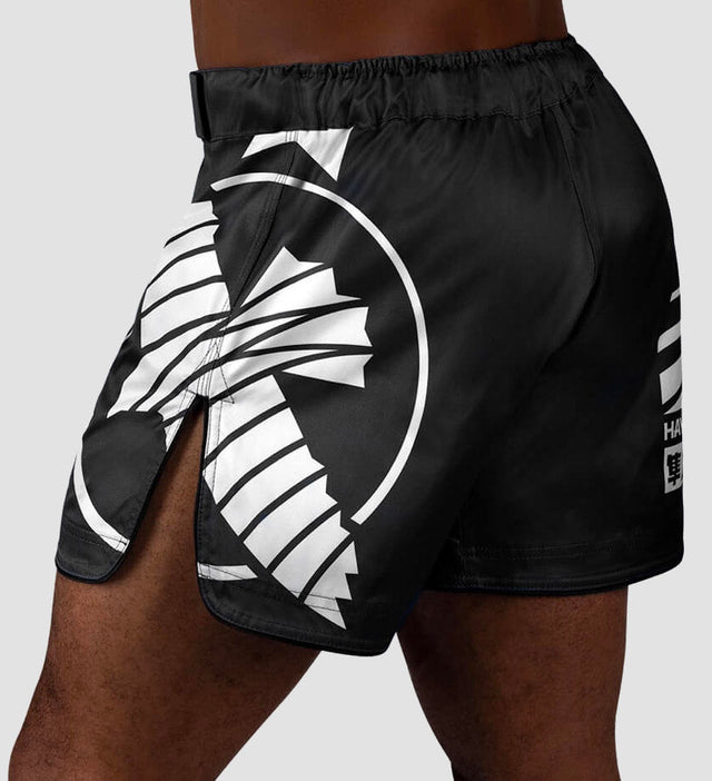 Hayabusa MMA trenky Icon – Černé/Bílé