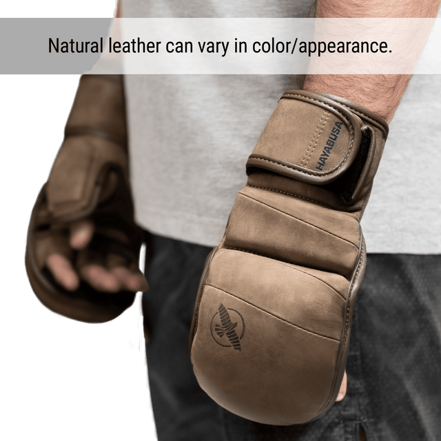 MMA sparingové rukavice Hayabusa T3 LX Hybrid – Vintage Hnědé