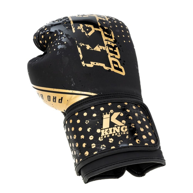 Luvas de boxe King Pro Boxing Hexagon Criança – Preto/Ouro