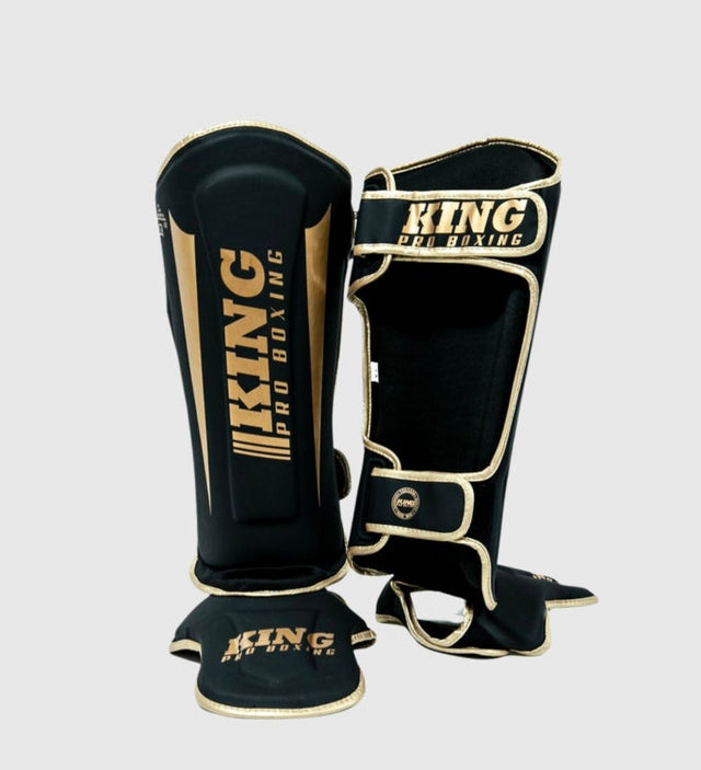 Chrániče holení King Kickboks Revo – Černé/Zlaté – Chrániče holení