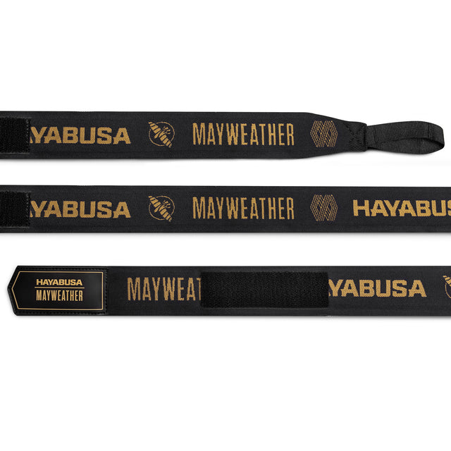 Bende da boxe Hayabusa x Mayweather Deluxe – Nero/Oro