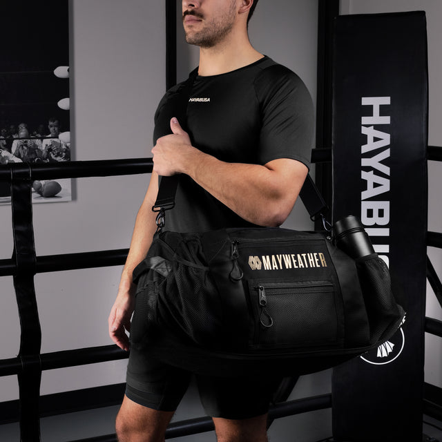 Sac de sport Hayabusa x Mayweather Mesh – Noir/Or