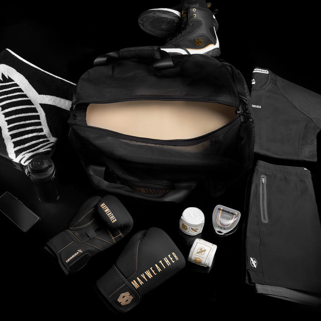 Sac de sport Hayabusa x Mayweather Mesh – Noir/Or